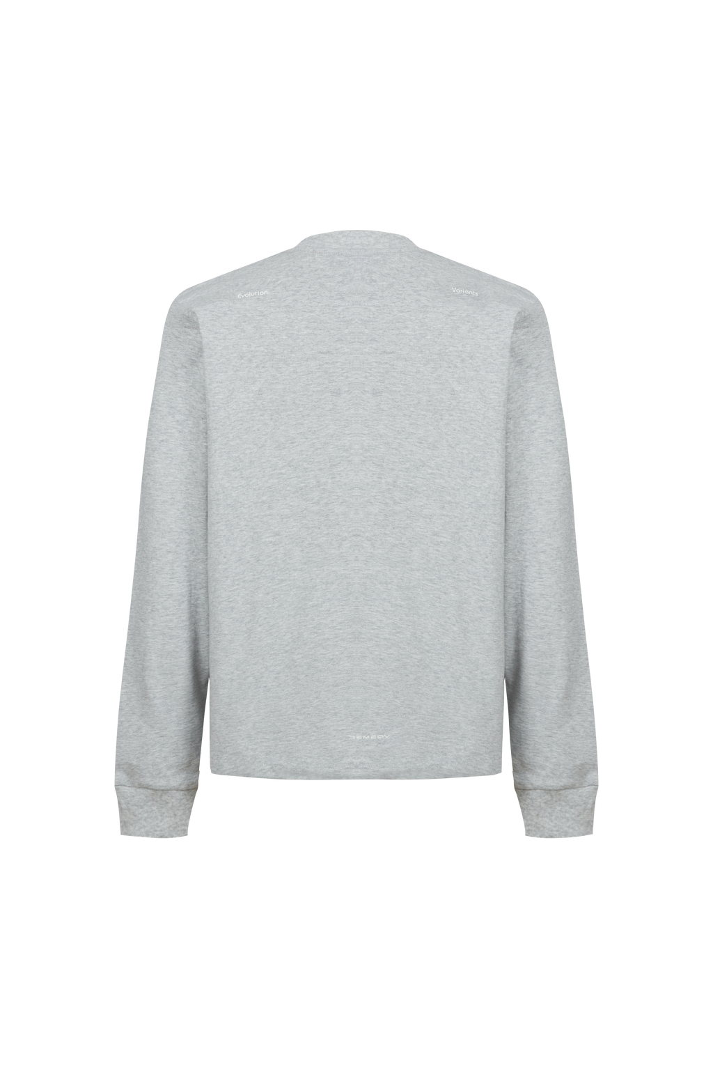 REMEDY Gradient Leopard Print Long Sleeve Tee, Minimal Logo Crew Neck Casual Loose Base Shirt