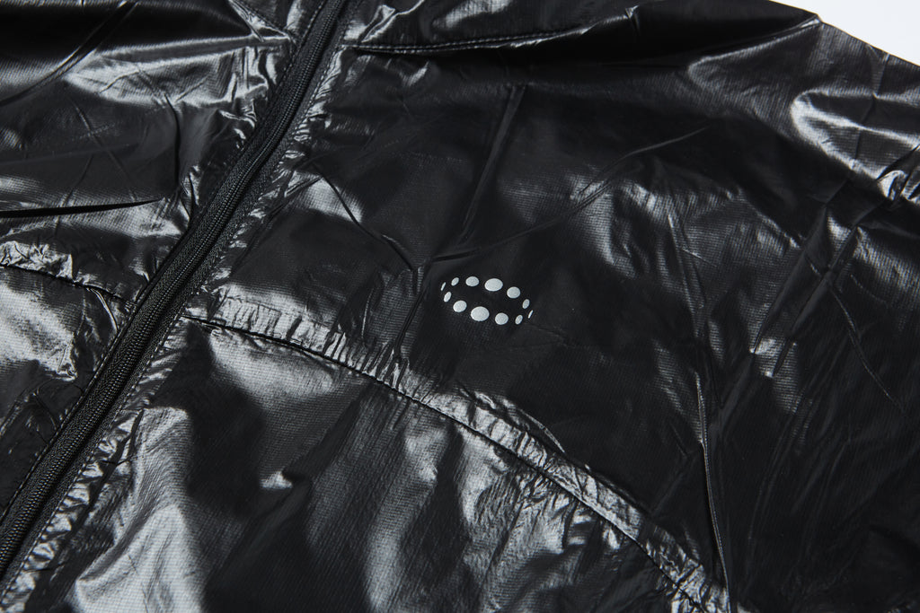 Shiny Crinkle Stand Collar Windbreaker Jacket, Lightweight Packable Zip Up Outerwear for Men, Streetwear Windproof Jacket