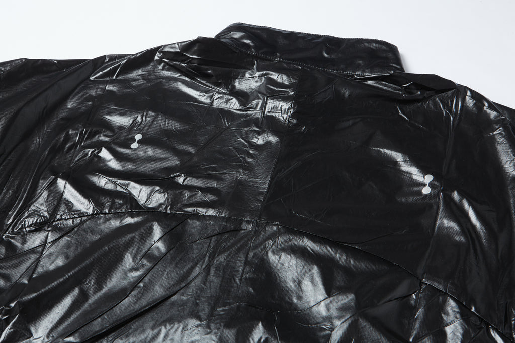 Shiny Crinkle Stand Collar Windbreaker Jacket, Lightweight Packable Zip Up Outerwear for Men, Streetwear Windproof Jacket