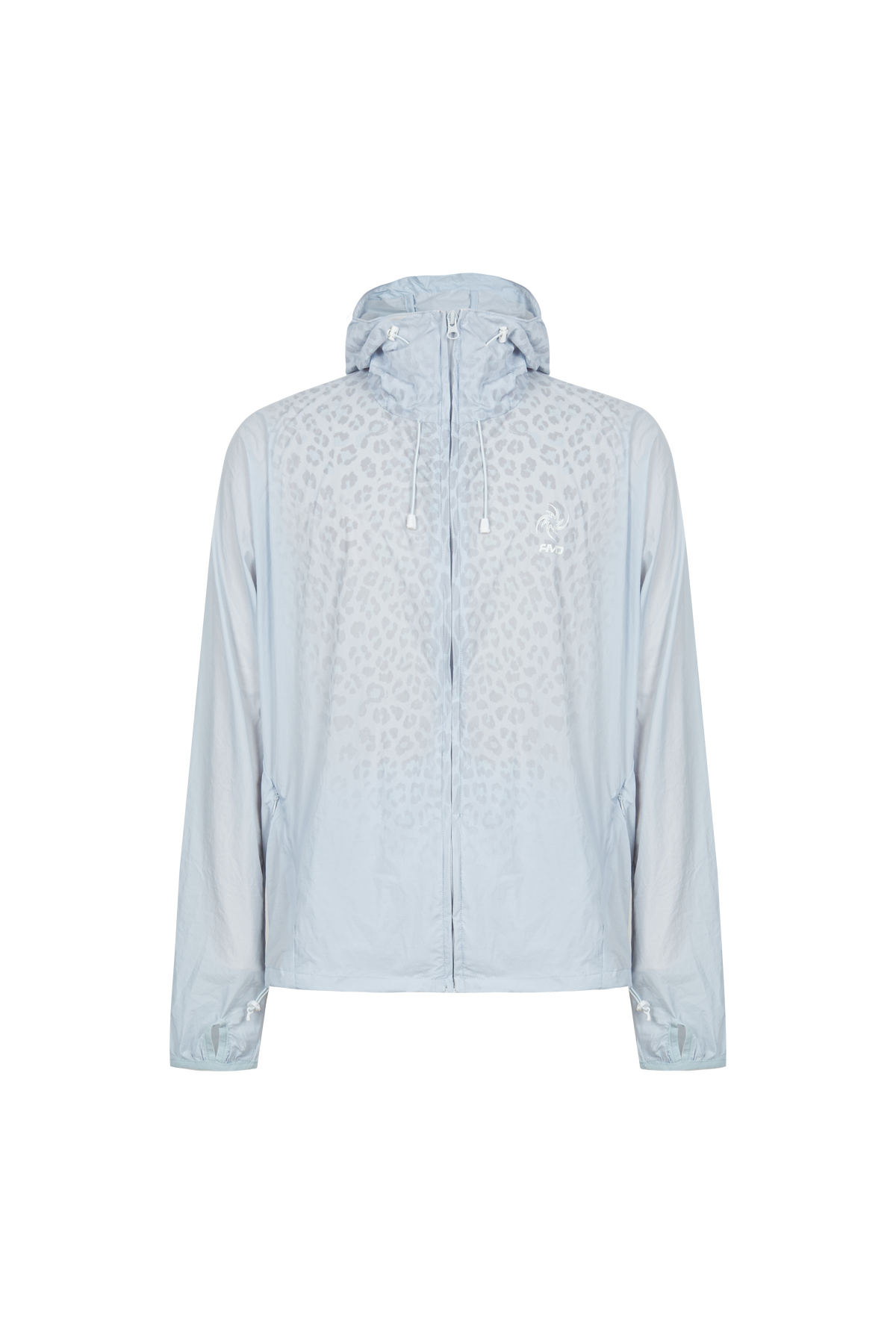 UPF50+ Photochromic Leopard Sun Protection Jacket, Lightweight Breathable Hooded Outdoor UV Protection Skin Coat for Hiking Running