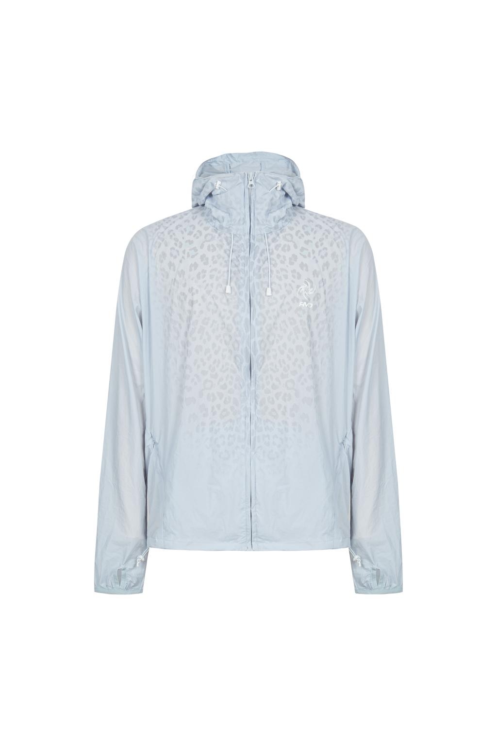 UPF50+ Photochromic Leopard Sun Protection Jacket, Lightweight Breathable Hooded Outdoor UV Protection Skin Coat for Hiking Running