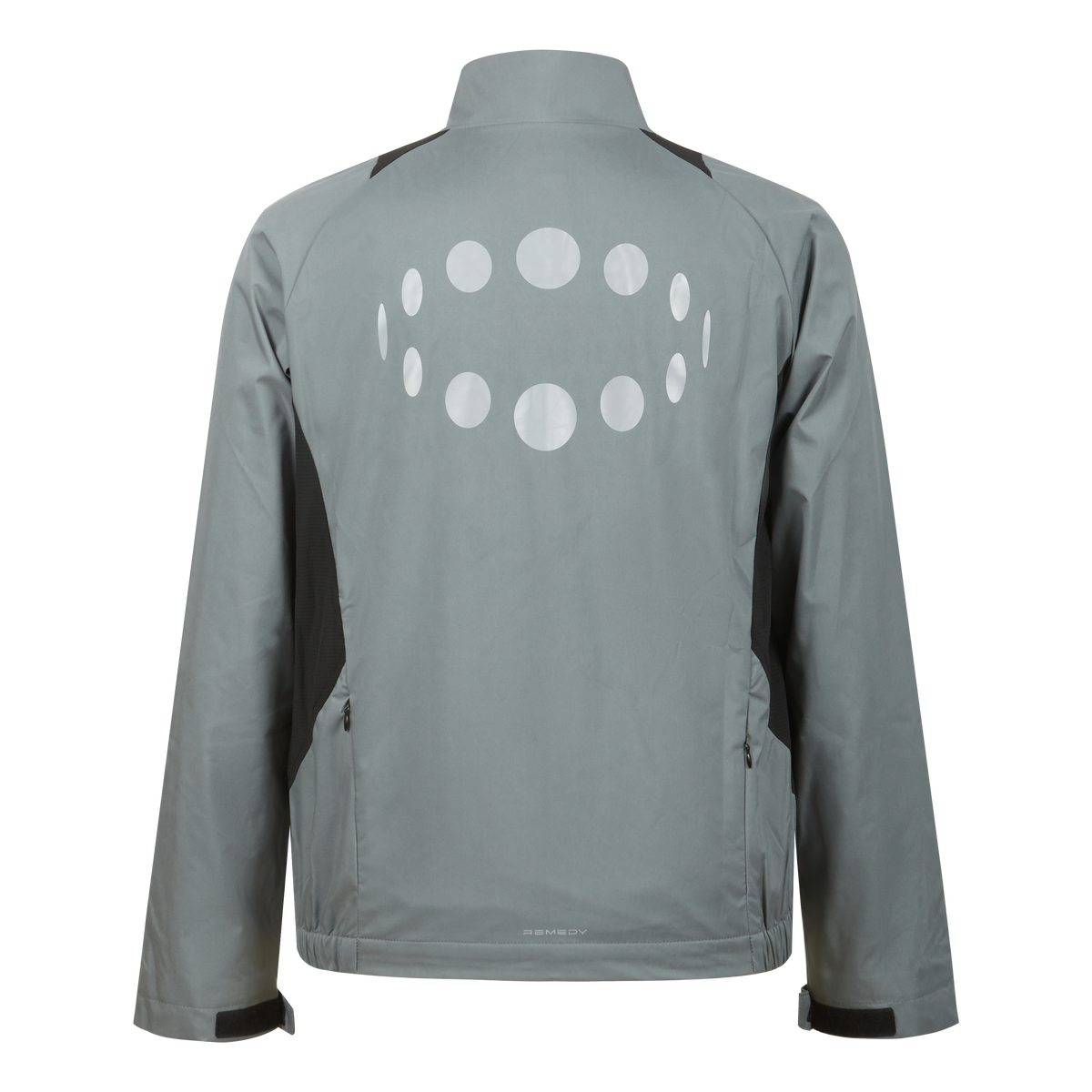 Men Thermochromic Leopard Print Stand Collar Wind Jacket, Temperature Activated Color Changing Jacket with Reflective Back Graphic