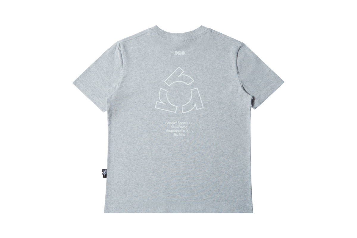 Fitted Crew Neck T-Shirt, Solid & Faded Leopard Print Short Sleeve Tee, Remedy Logo Basic Top