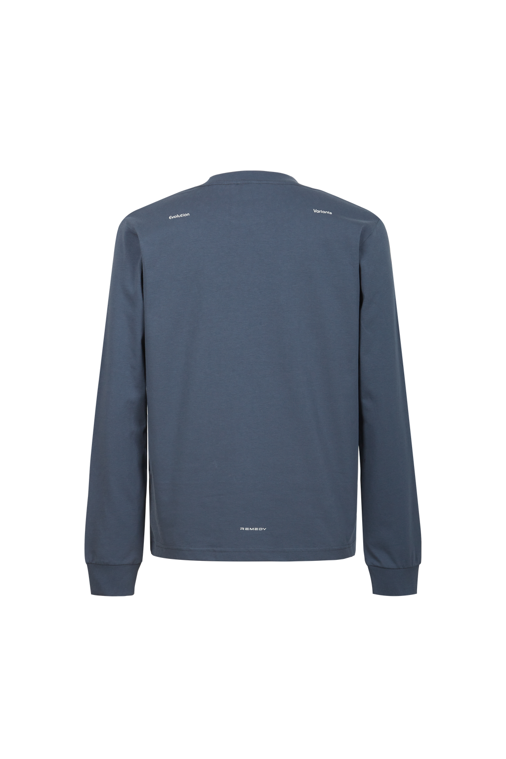REMEDY Gradient Leopard Print Long Sleeve Tee, Minimal Logo Crew Neck Casual Loose Base Shirt