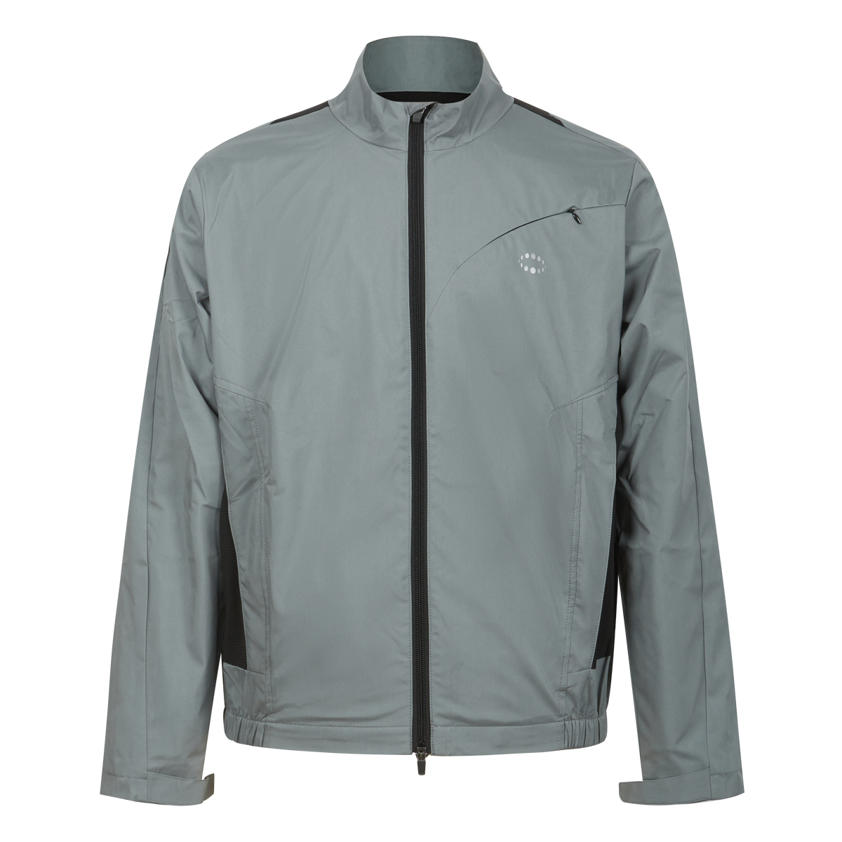 Men Thermochromic Leopard Print Stand Collar Wind Jacket, Temperature Activated Color Changing Jacket with Reflective Back Graphic