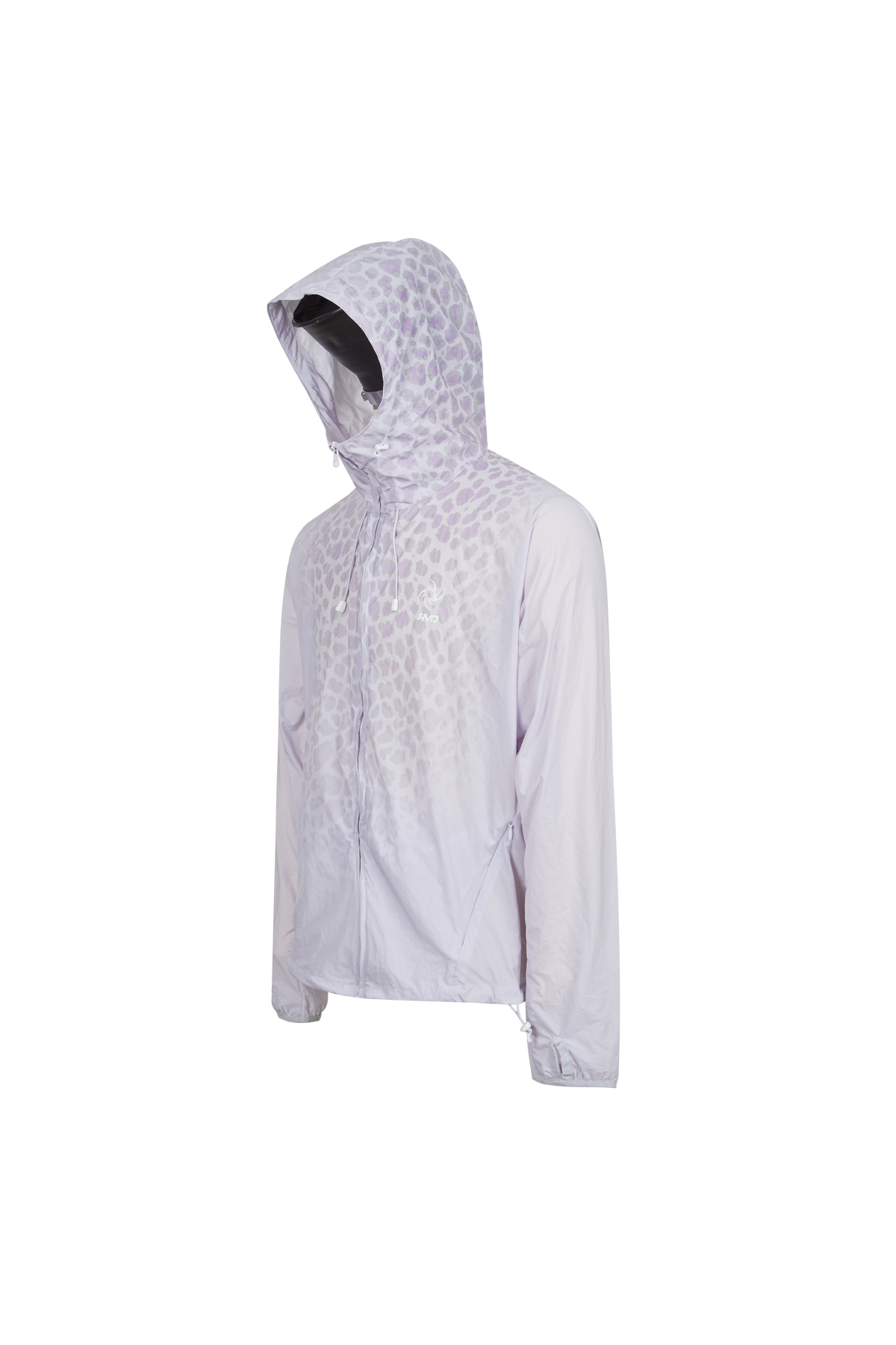 UPF50+ Photochromic Leopard Sun Protection Jacket, Lightweight Breathable Hooded Outdoor UV Protection Skin Coat for Hiking Running
