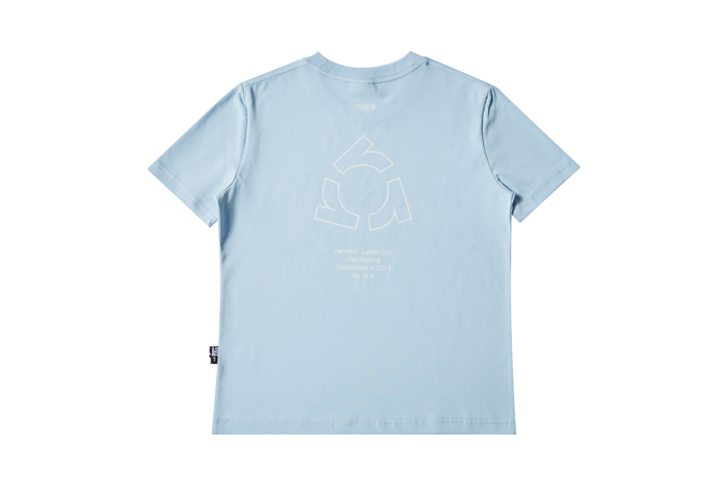 Fitted Crew Neck T-Shirt, Solid & Faded Leopard Print Short Sleeve Tee, Remedy Logo Basic Top