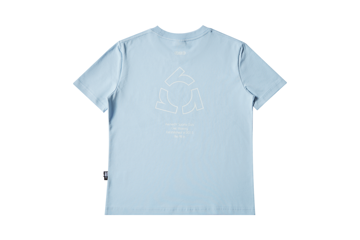 Fitted Crew Neck T-Shirt, Solid & Faded Leopard Print Short Sleeve Tee, Remedy Logo Basic Top